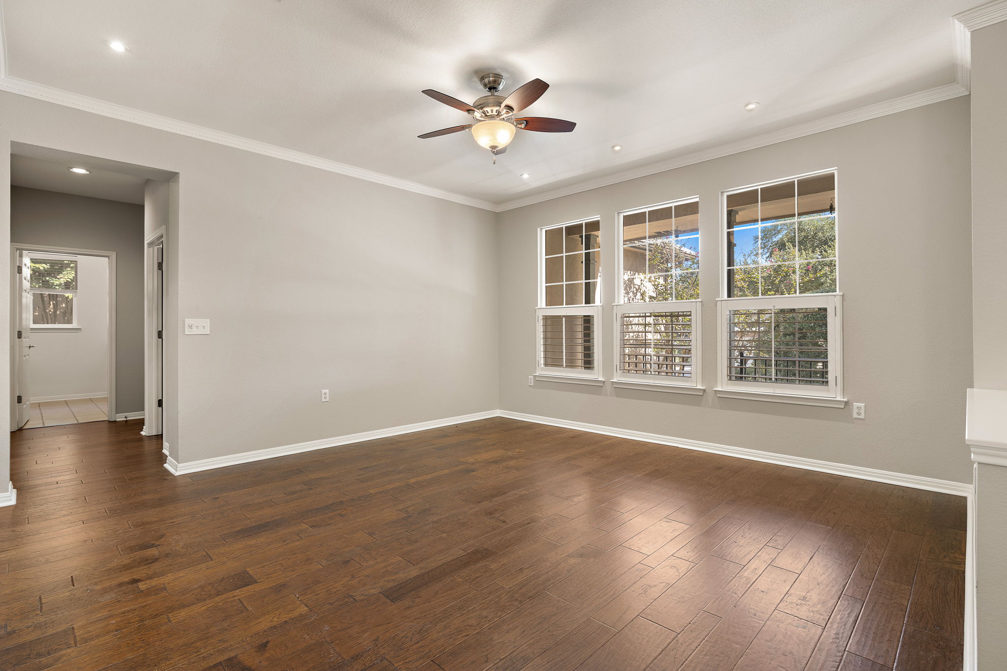 105 Liatris Lane Georgetown, TX 78633 - Photo 4 of 36 View from the front door into the front living area