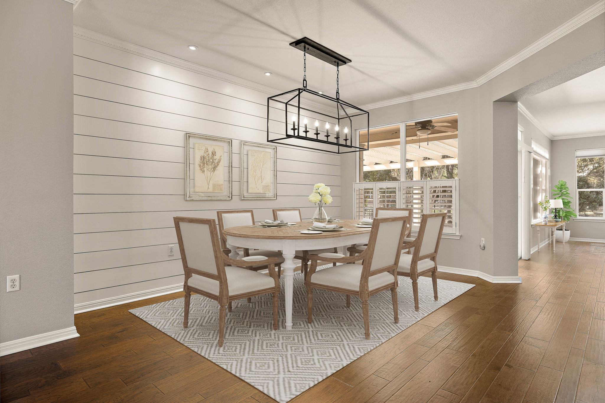 105 Liatris Lane Georgetown, TX 78633 - Photo 9 of 36 Virtually staged dining room