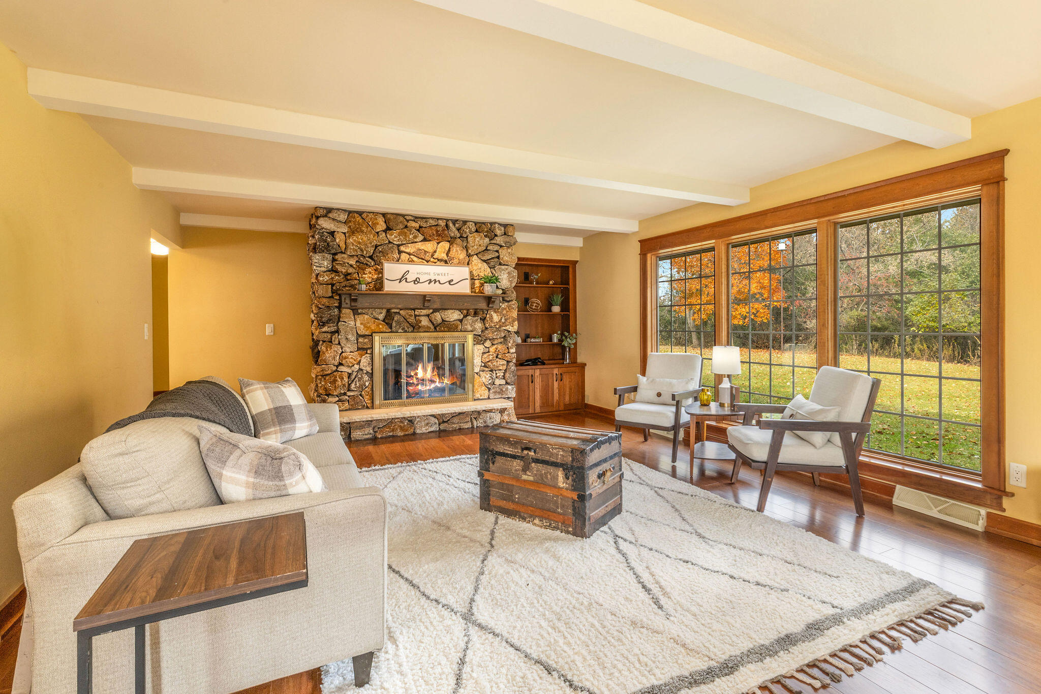 7200 Cork Lane Erin, WI 53027 - Photo 12 of 40 Natural fireplace in Living Room