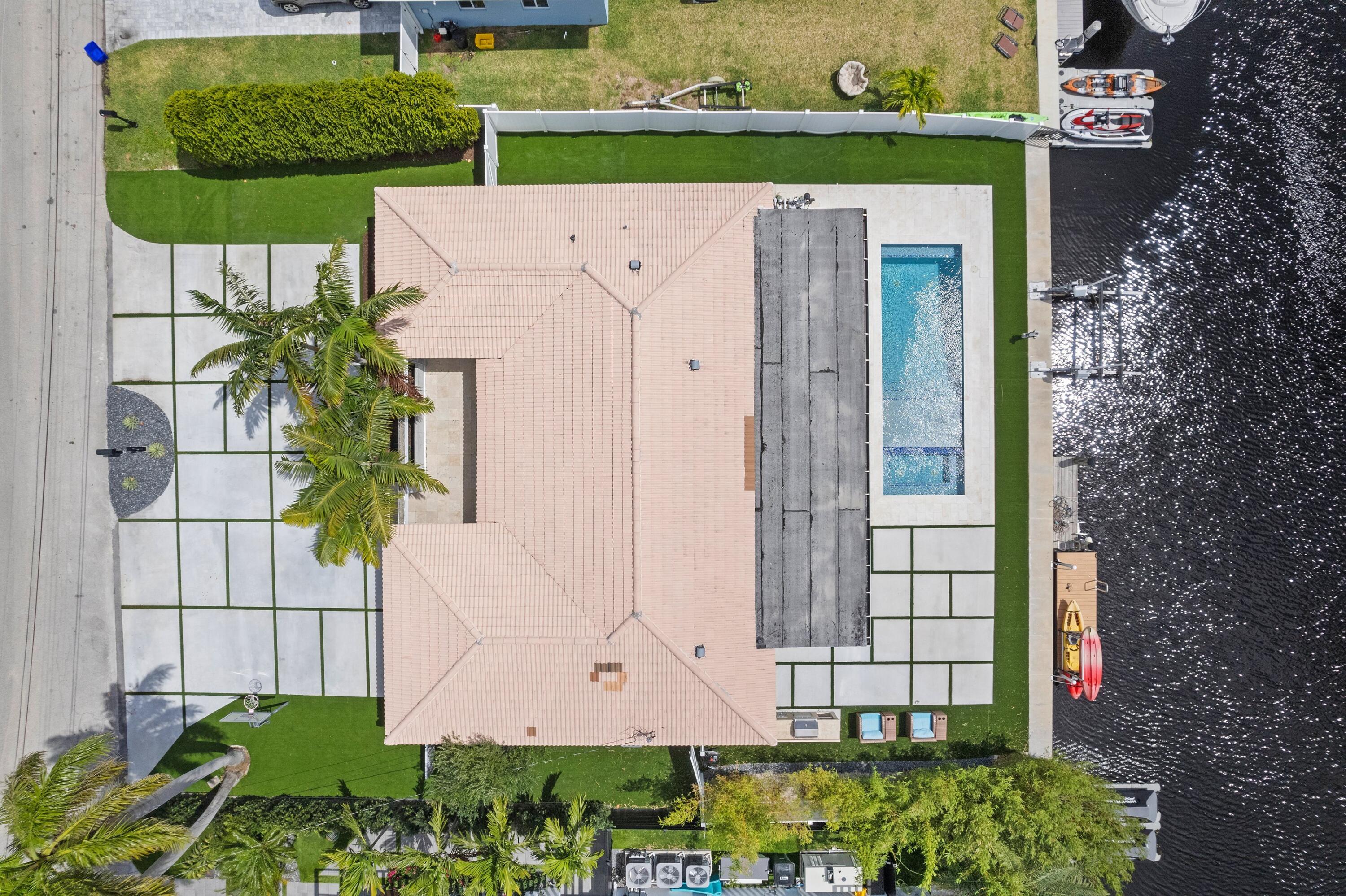 398 Southwest 13th Place Boca Raton, FL 33432 - Photo 25 of 36 an aerial view of a house