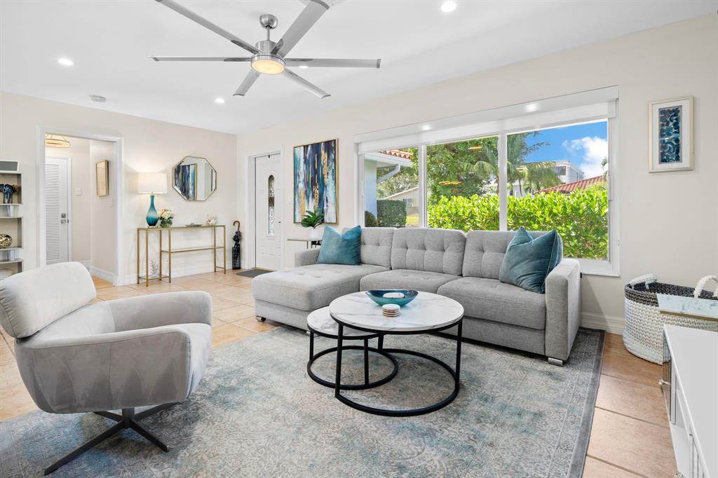 4804-4806 Northeast 21st Avenue Fort Lauderdale, FL 33308 - Photo 15 of 31 a living room with furniture and a large window