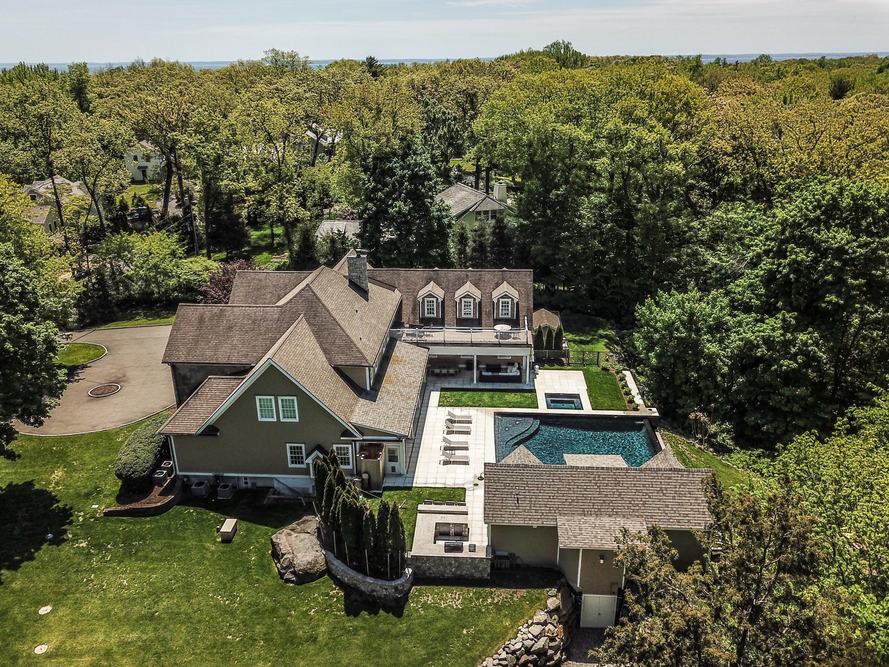 5 Clocks Lane Darien, CT 06820 - Photo 35 of 35 an aerial view of a house