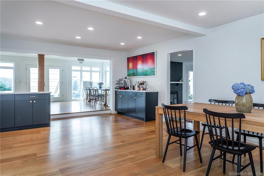 28 Leavenworth Road Woodbury, CT 06798 - Photo 17 of 37 a dining room with furniture and wooden floor