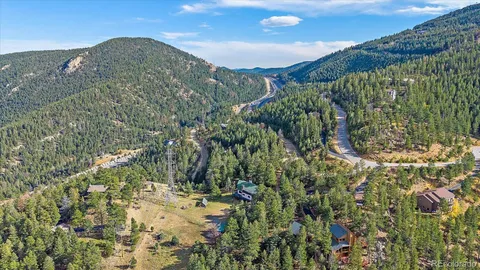 a view of city and mountain