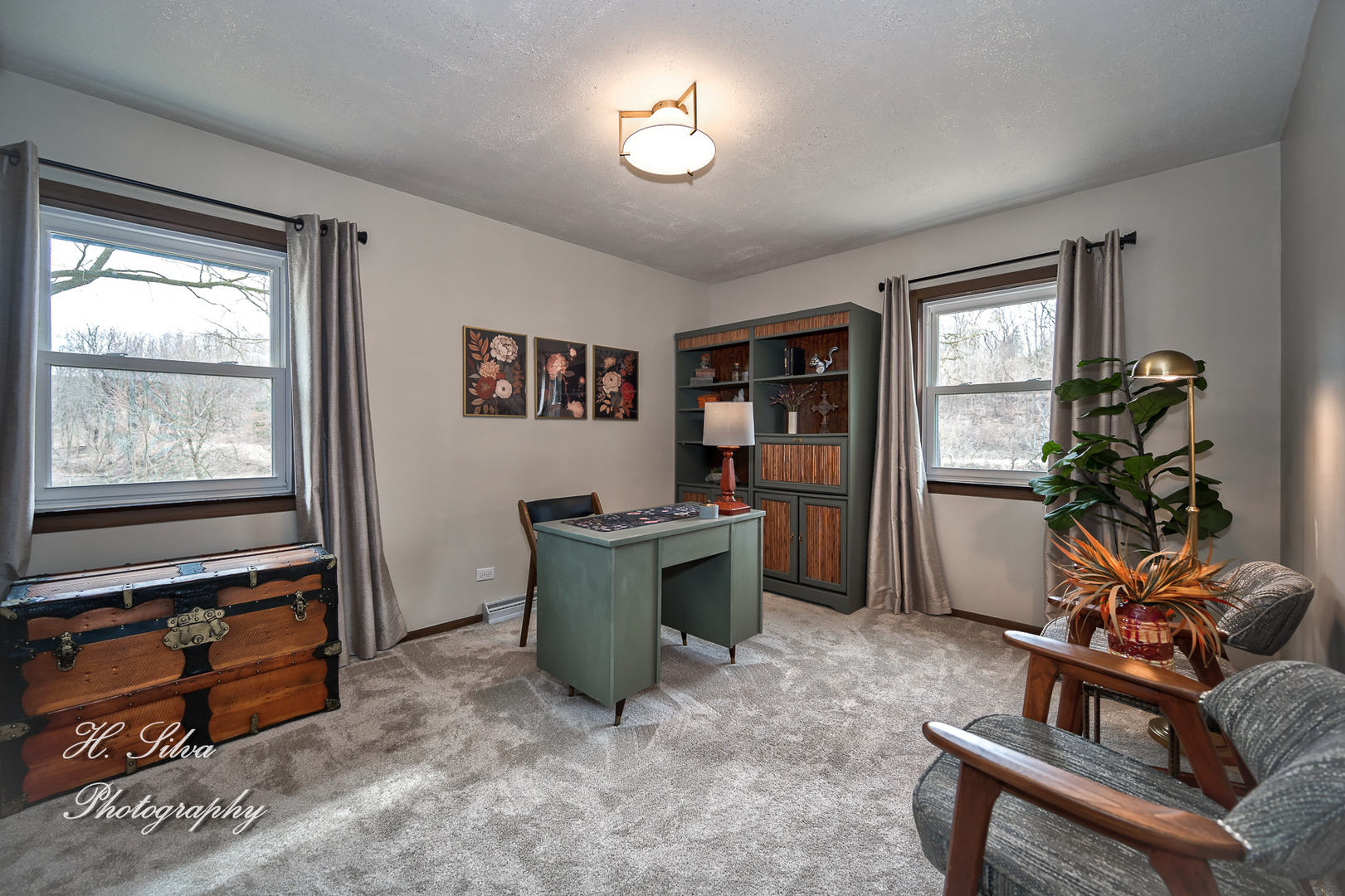 1402 Winaki Trail Algonquin, IL 60102 - Photo 22 of 33 a view of a workspace with furniture and a window