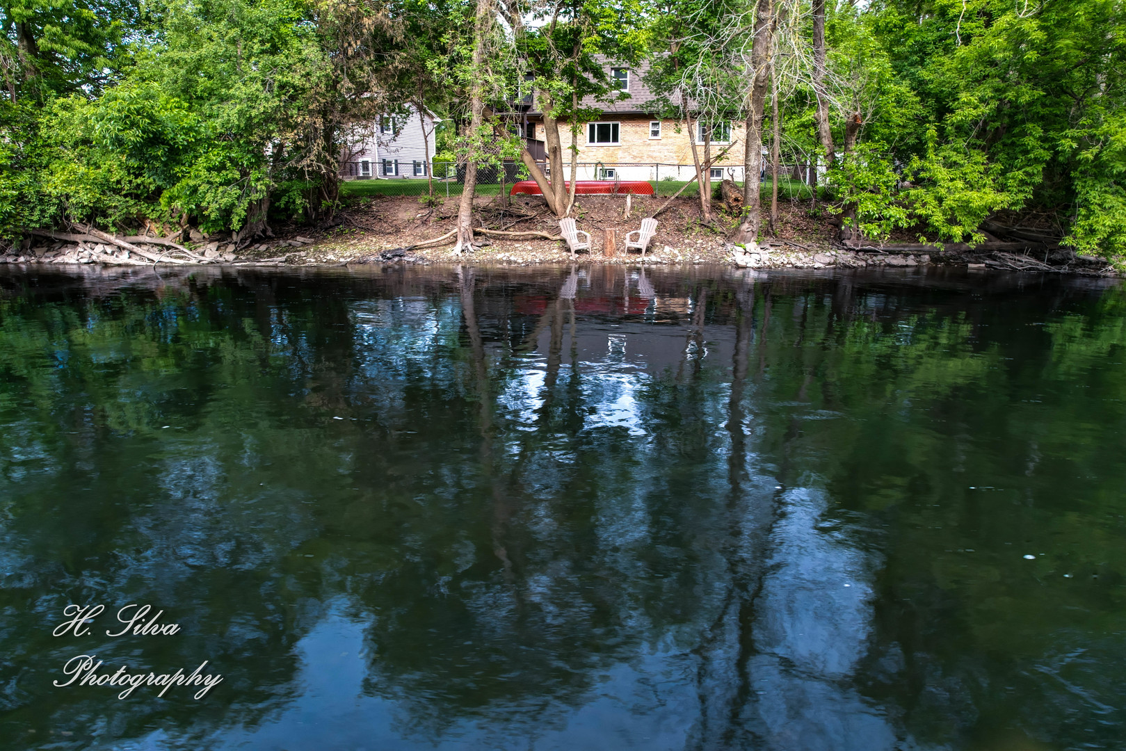 1402 Winaki Trail Algonquin, IL 60102 - Photo 30 of 33 a view of water pond with green yard