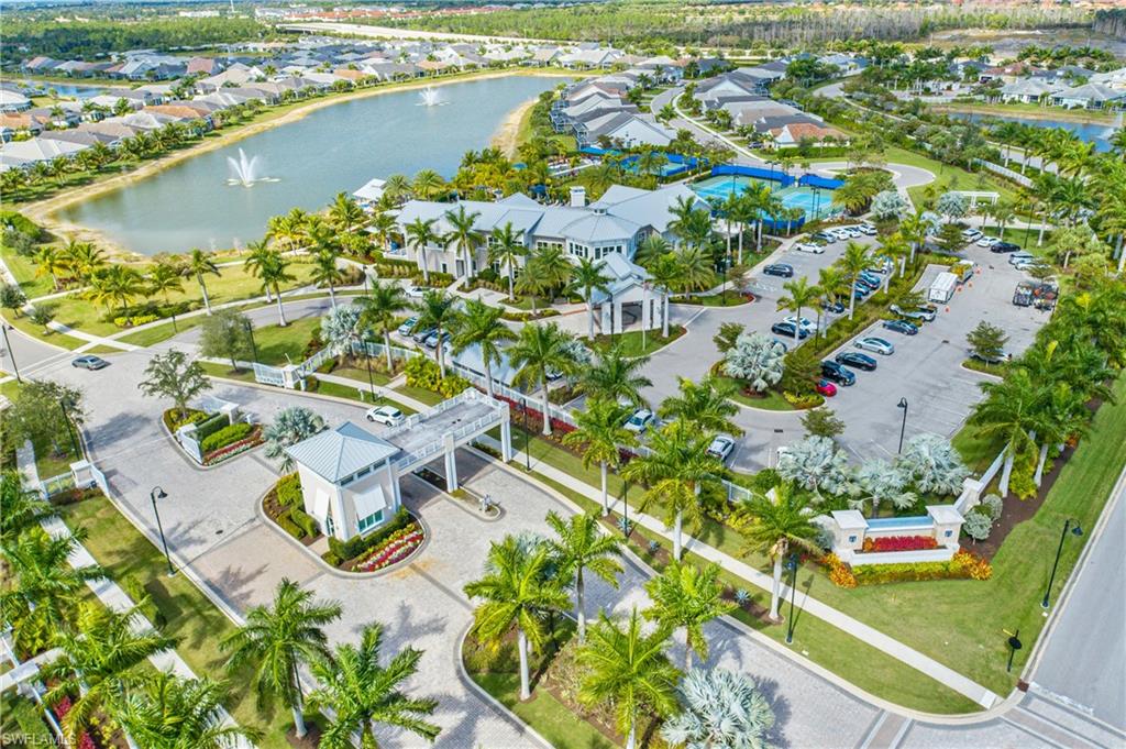 20111 Torch Key Way Estero, FL 33928 - Photo 28 of 29 an aerial view of residential houses with outdoor space and lake view