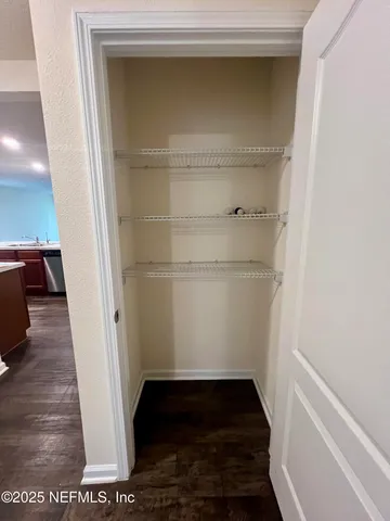 a view of walk in closet