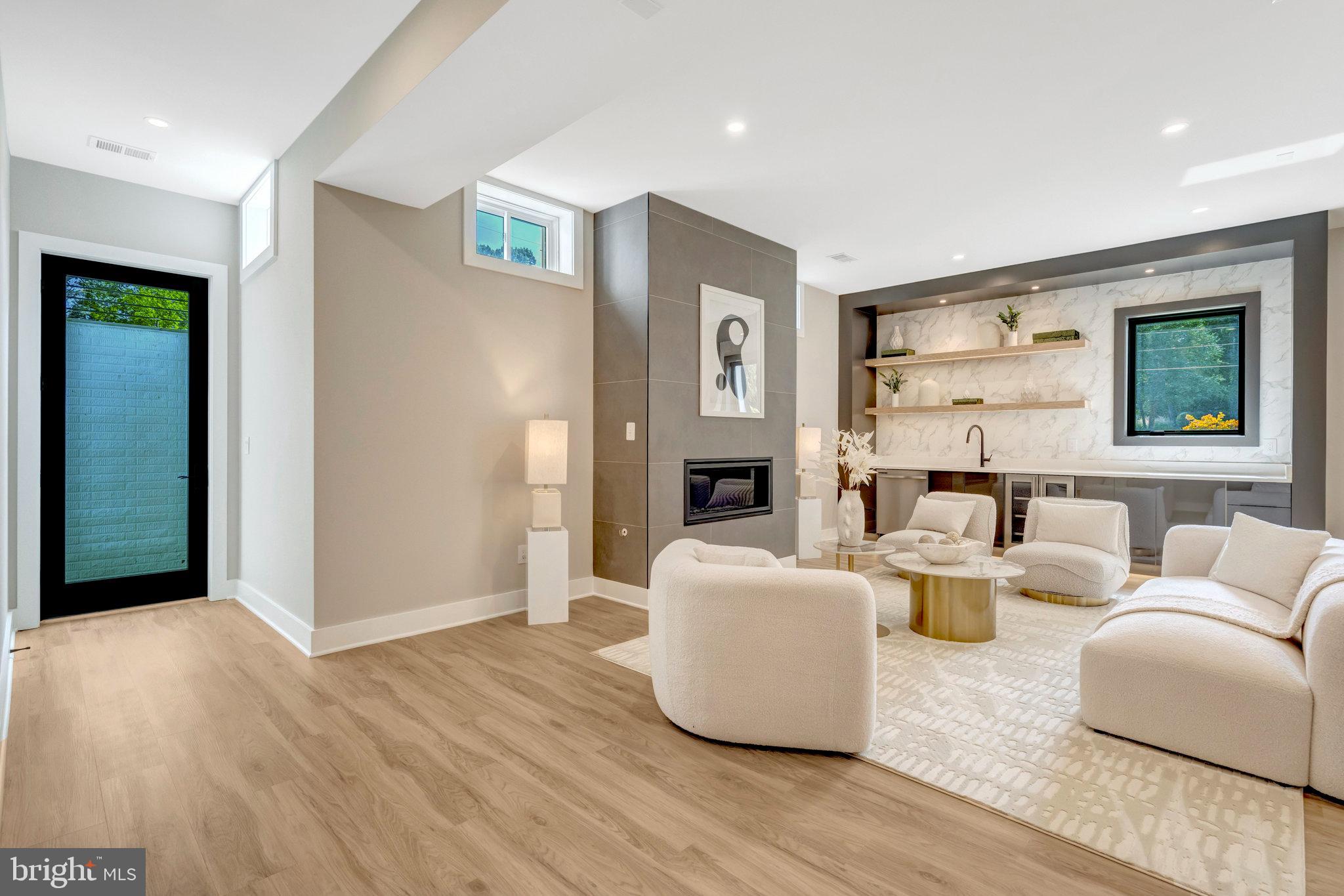 7400 Churchill Road McLean, VA 22101 - Photo 93 of 119 gas fireplace at the basement