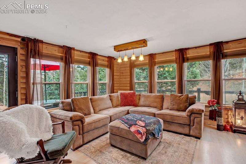 361 Willow Road Divide, CO 80814 - Photo 8 of 28 a living room with furniture and a large window