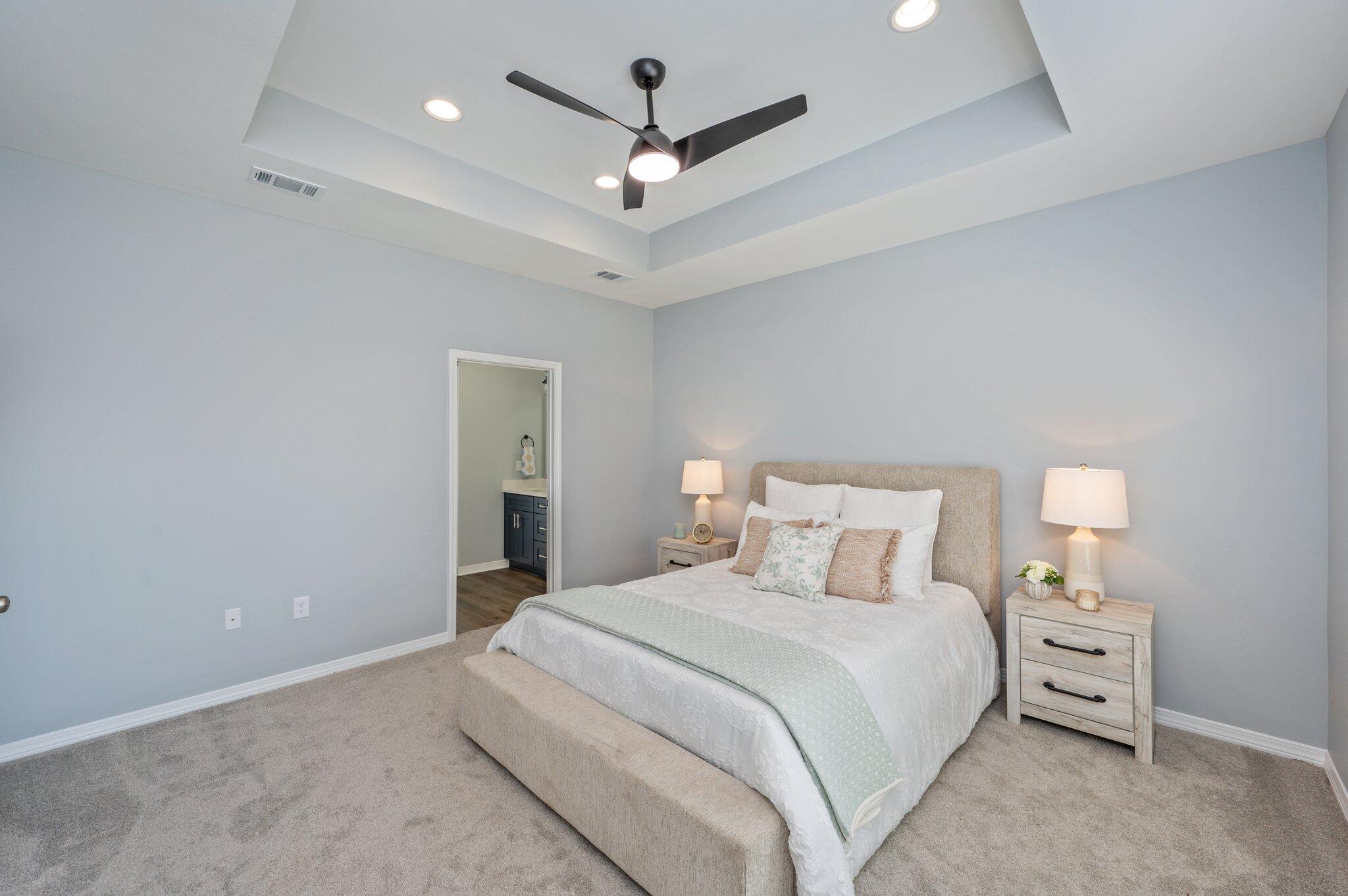 6010 Sand Hill Road Crestview, FL 32539 - Photo 18 of 33 a bedroom with a bed and a ceiling fan