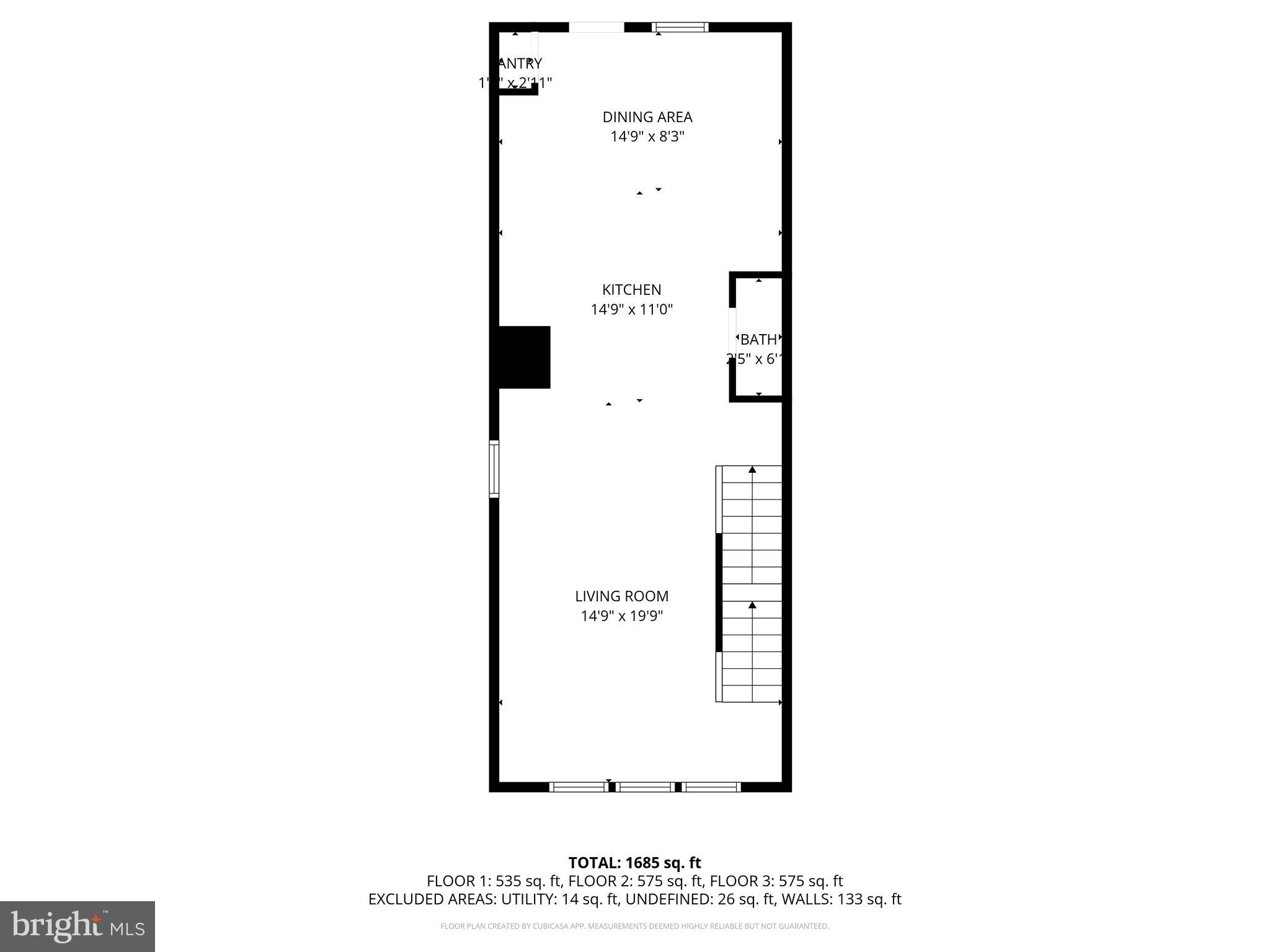 3400 10th Place Southeast Washington, DC 20032 - Photo 22 of 24 a picture of a floor plan