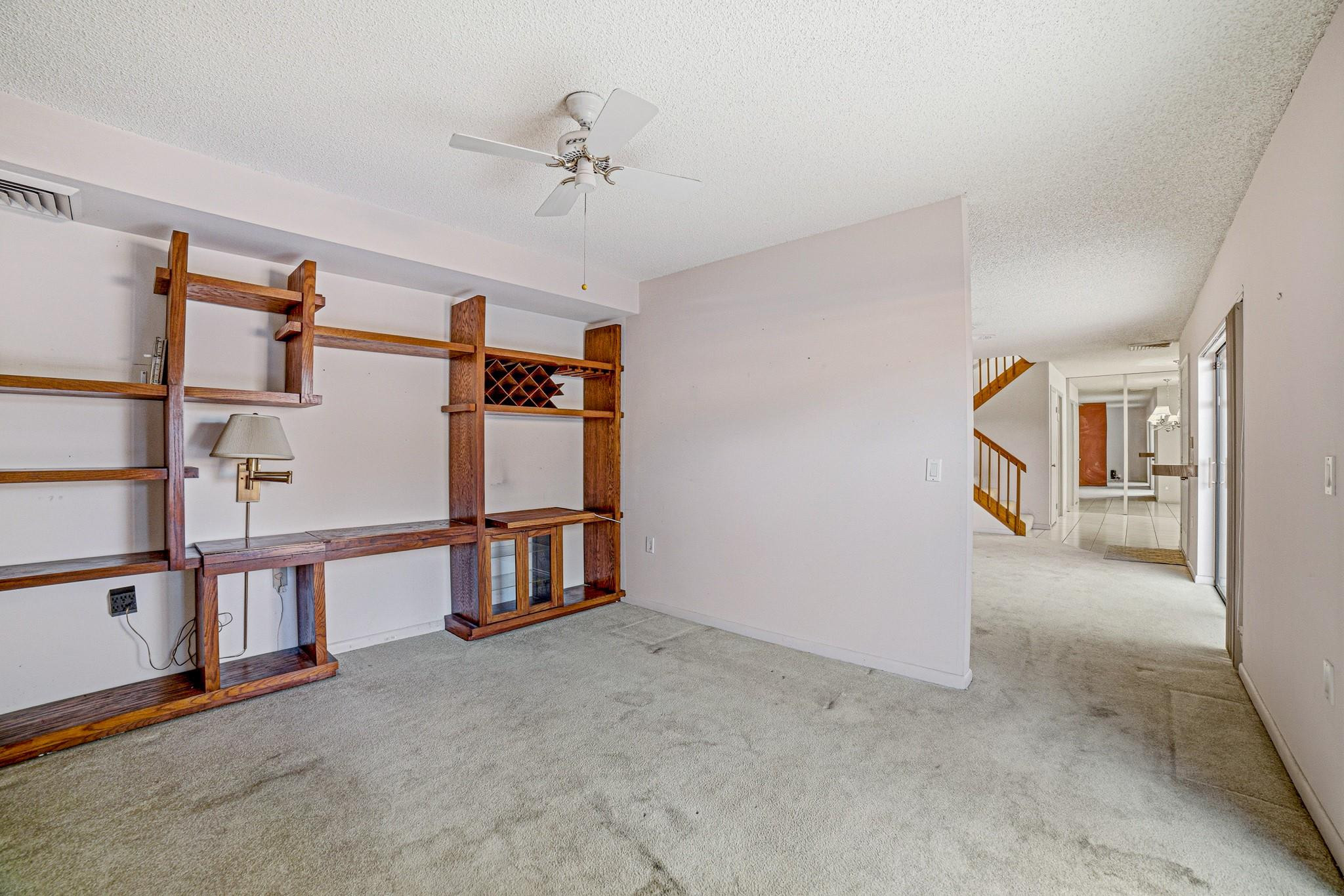 9101 Southwest 19th Place, Unit B Davie, FL 33324 - Photo 17 of 55 a view of an empty room