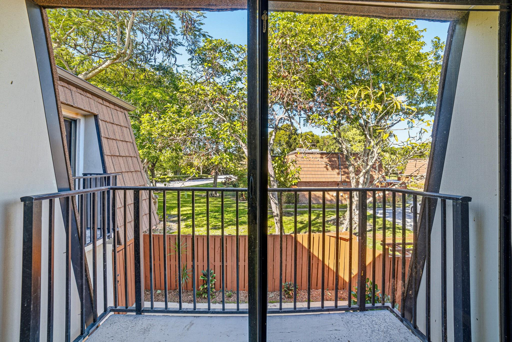 9101 Southwest 19th Place, Unit B Davie, FL 33324 - Photo 22 of 55 a view of a porch