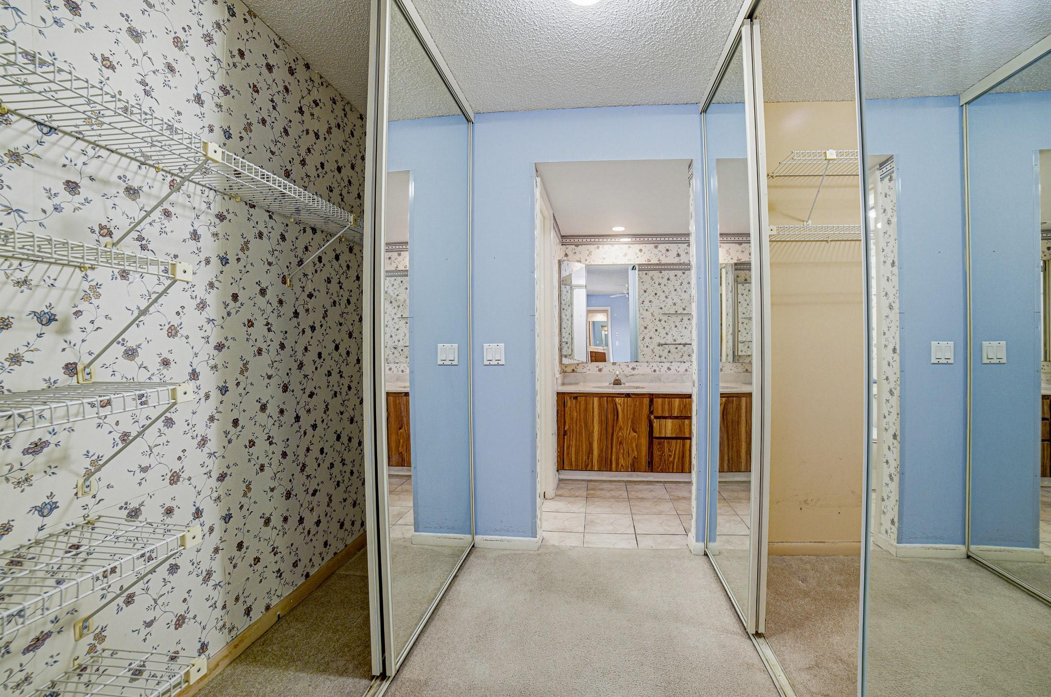 9101 Southwest 19th Place, Unit B Davie, FL 33324 - Photo 26 of 55 a bathroom with a shower and a sink