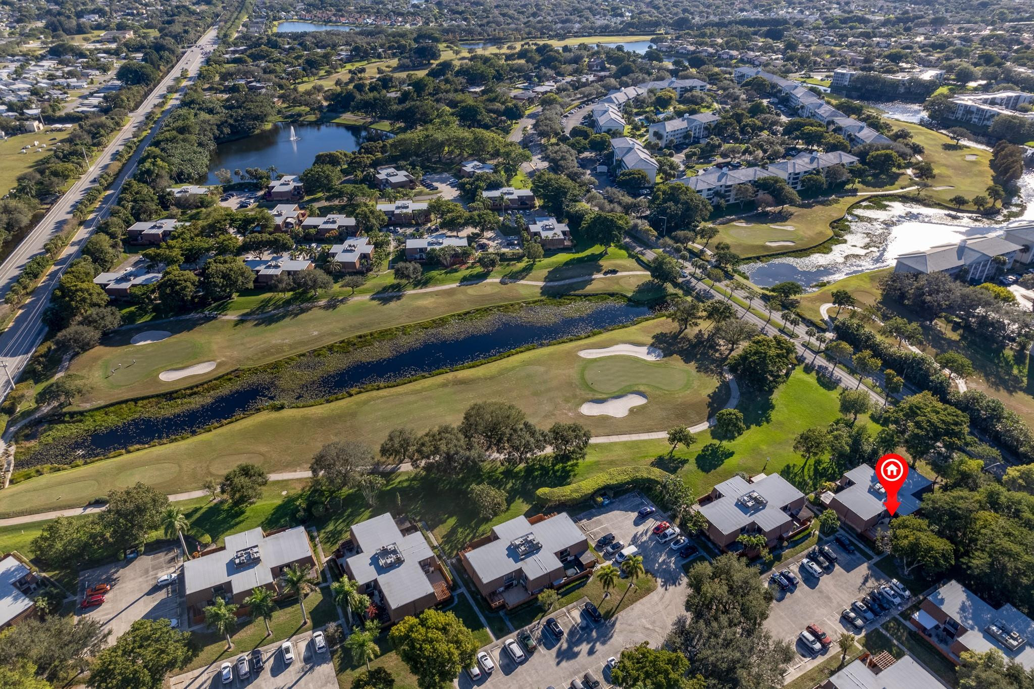 9101 Southwest 19th Place, Unit B Davie, FL 33324 - Photo 37 of 55 an aerial view of a city