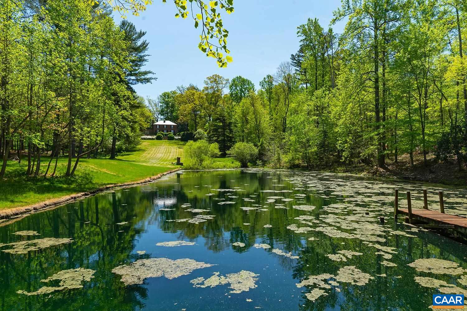 401-403 Georgetown Road Charlottesville, VA 22901 - Photo 7 of 56 a view of a lake with a yard