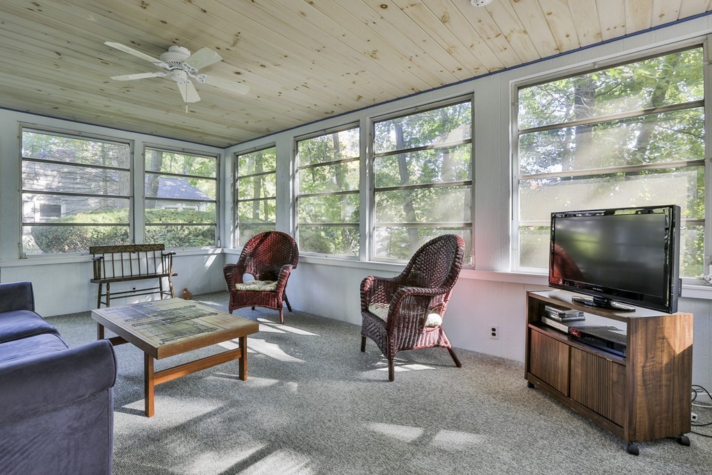 27 Gleason Road Reading, MA 01867 - Photo 19 of 28 a living room with furniture and a flat screen tv