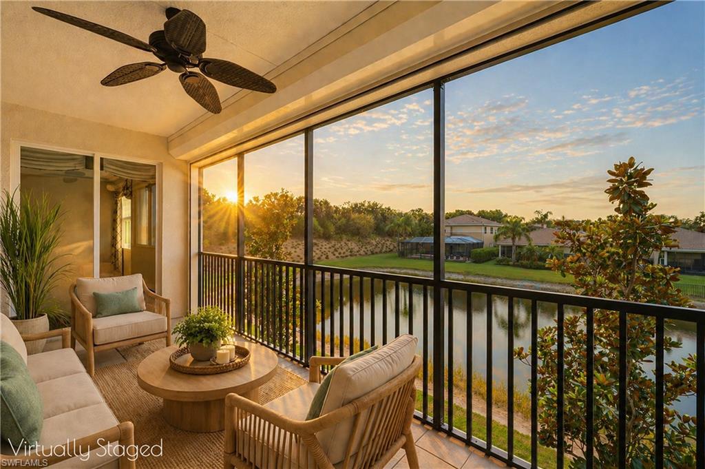 6532 Monterey Point, Unit 202 Naples, FL 34105 - Photo 23 of 50 virtual staging sunset