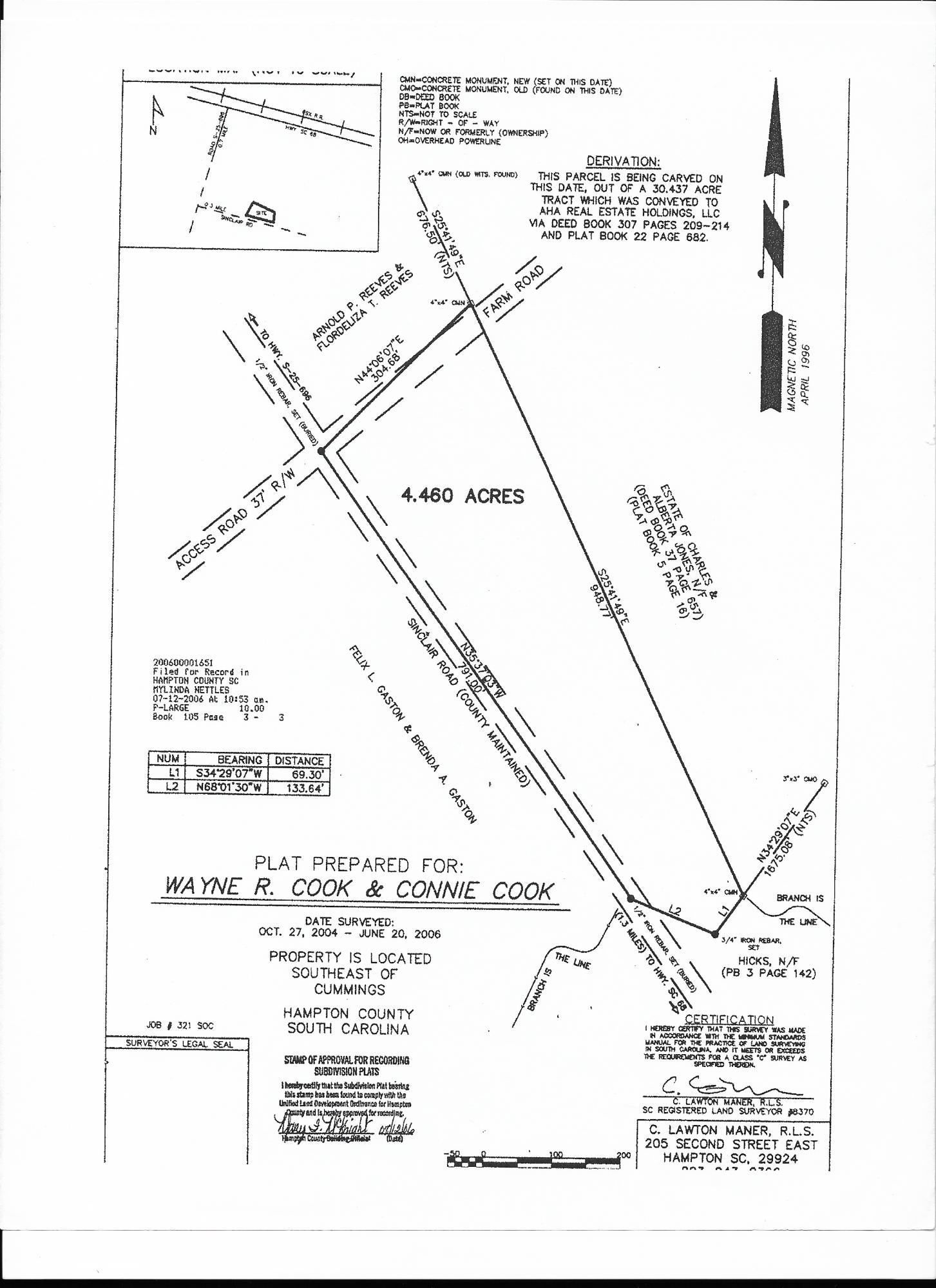 O Sinclair Road Early Branch, SC 29916 - Photo 1 of 2 Scan_20181121