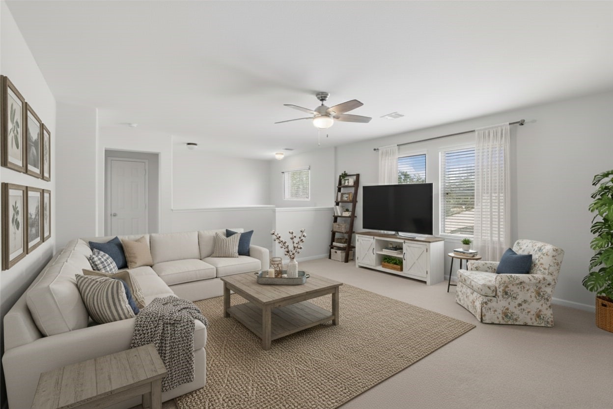 1193 Stallion Ridge Alvin, TX 77511 - Photo 11 of 14 a living room with furniture and a flat screen tv