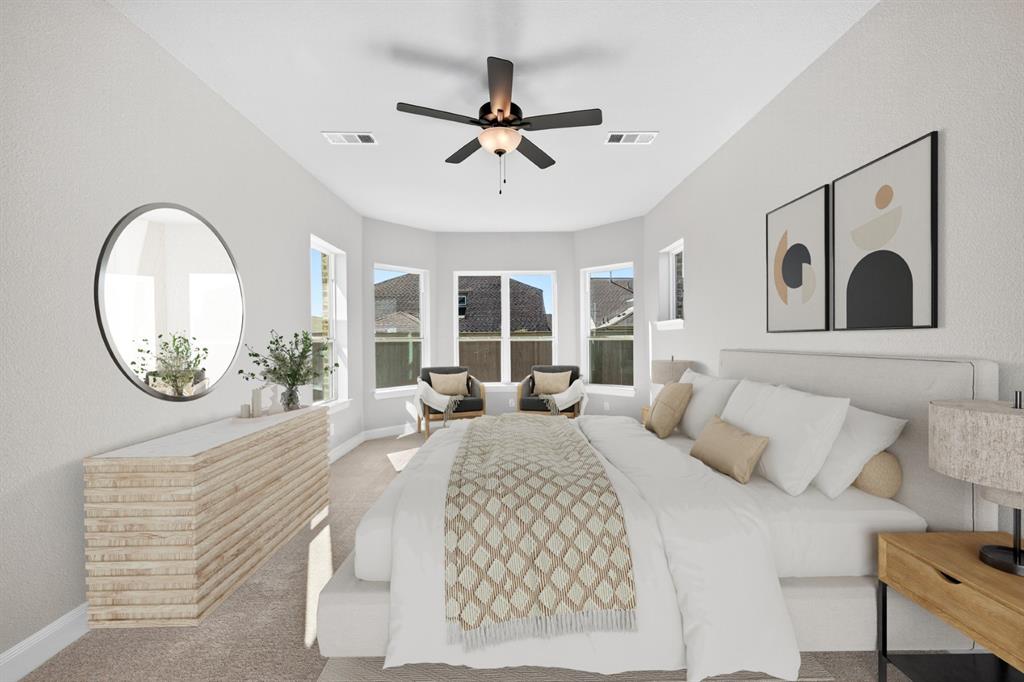 2109 Chance Lane Northlake, TX 76247 - Photo 14 of 36 a bedroom with a large bed and a large window