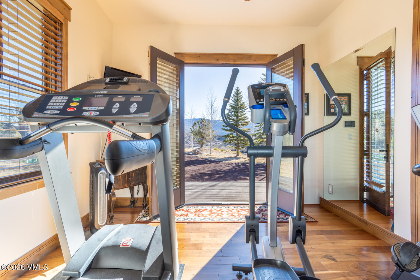 34900 Colorado River Road McCoy, CO 80463 - Photo 24 of 41 a front view of a house with wooden floor and windows