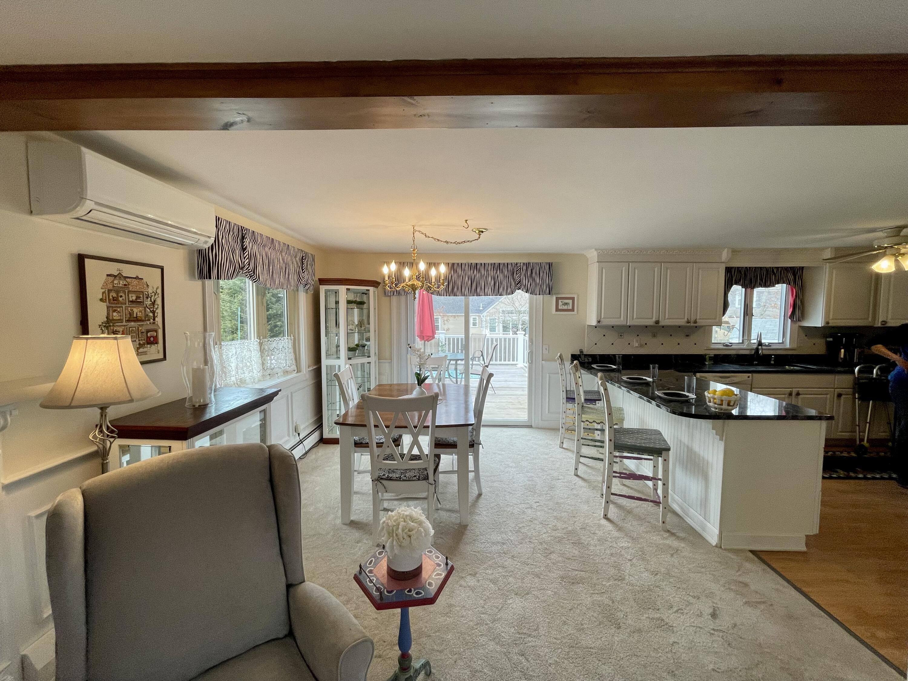 10 Chadwick Road South Dennis, MA 02660 - Photo 16 of 47 LR.DR into kitchen.slider to lge deck