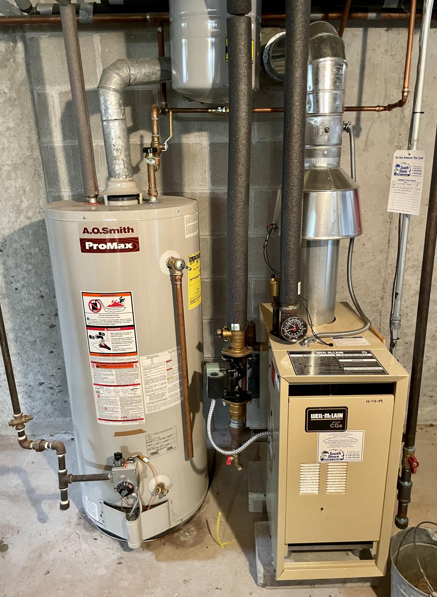 10 Chadwick Road South Dennis, MA 02660 - Photo 47 of 47 Tidy Weil Mclean GAS furnace .Gas Hot wa