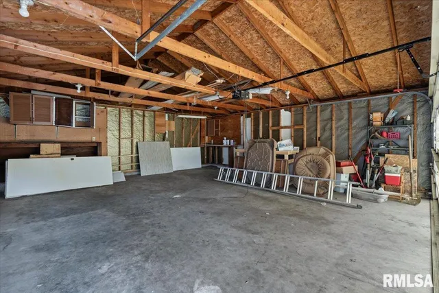 a view of a storage room with a lot of stuff