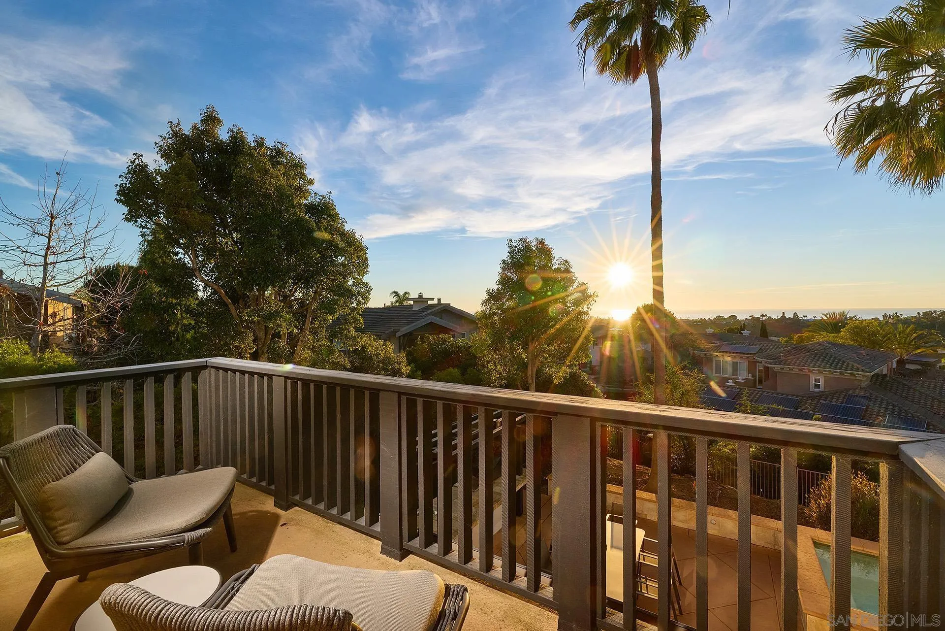 1664 Aryana Drive Encinitas, CA 92024 - Photo 30 of 38 a balcony with view of outdoor space