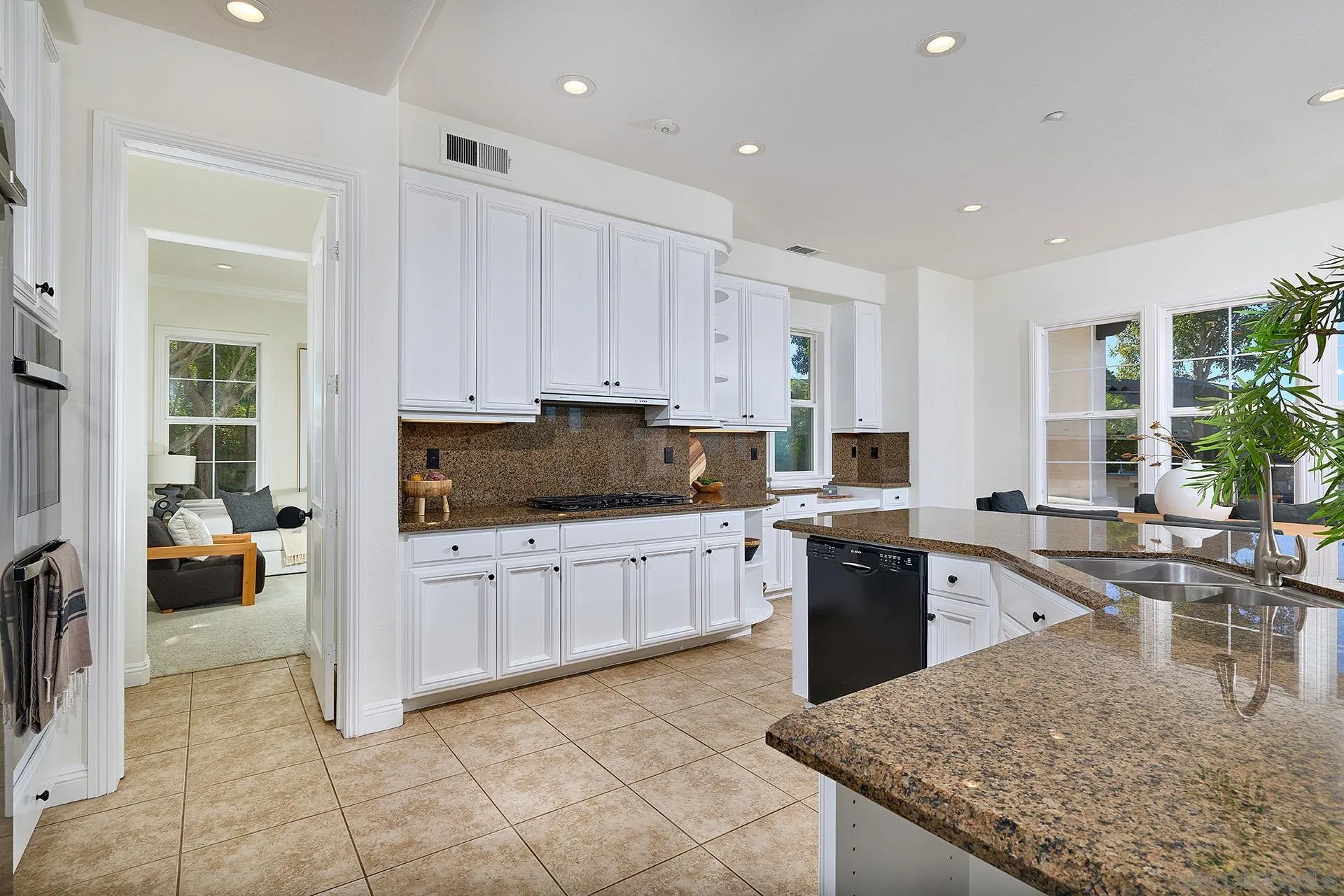 1664 Aryana Drive Encinitas, CA 92024 - Photo 8 of 38 a large kitchen with kitchen island granite countertop lots of counter top space
