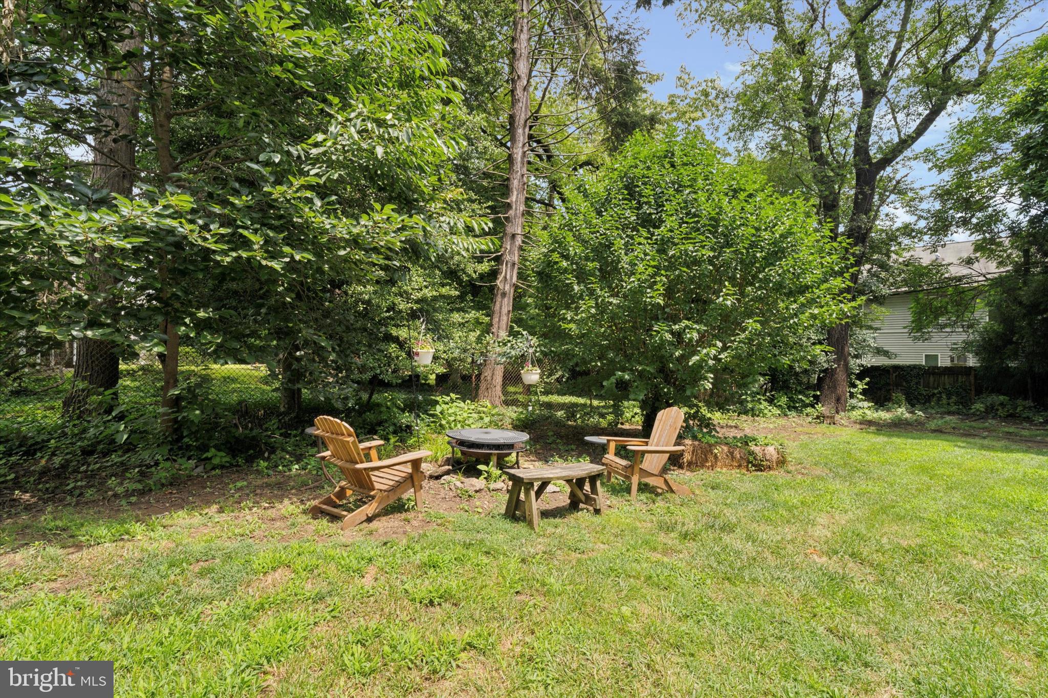 2814 Midvale Avenue Philadelphia, PA 19129 - Photo 24 of 25 a backyard of a house with table and chairs