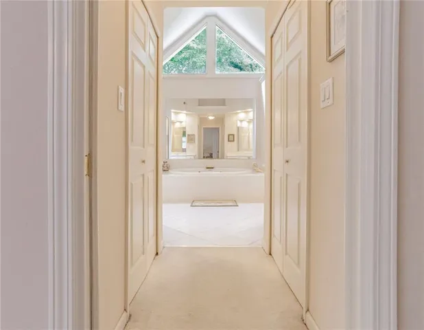 a view of entrance door