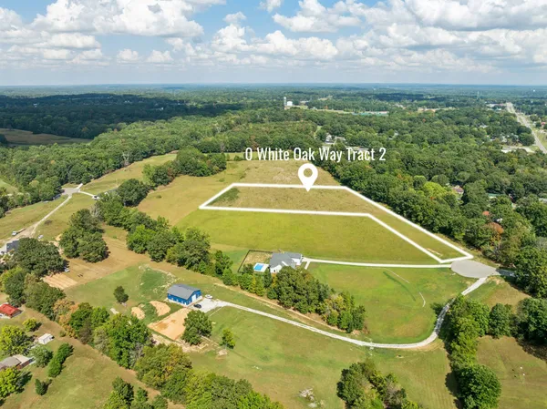 a view of a swimming pool with a garden