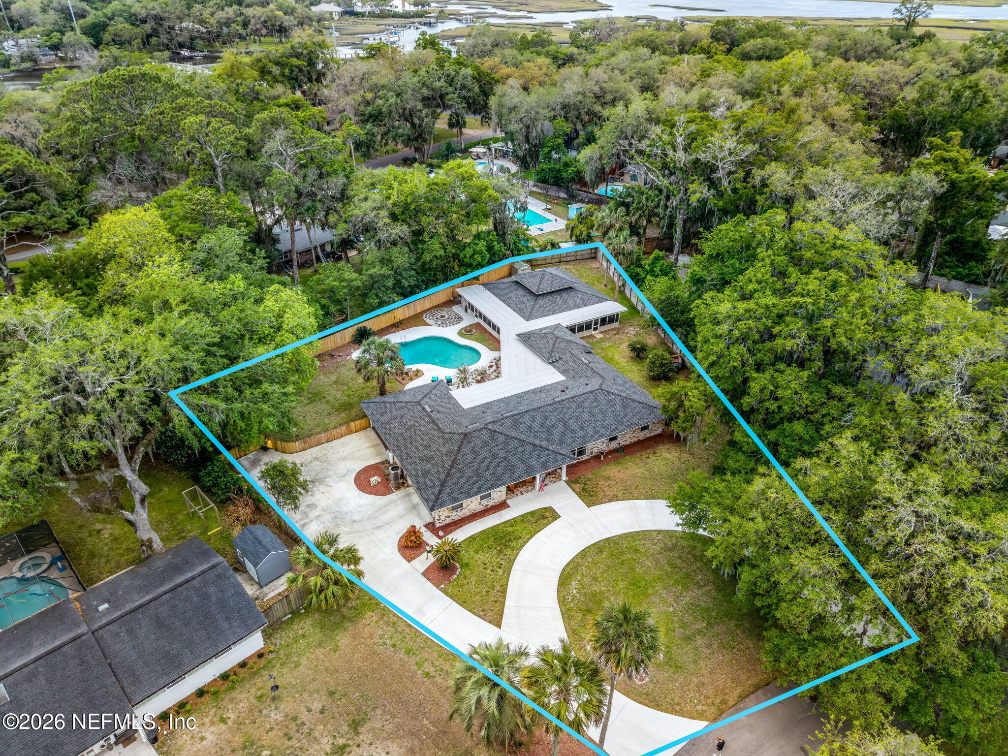 1414 Big Tree Road Neptune Beach, FL 32266 - Photo 74 of 75 Aerial