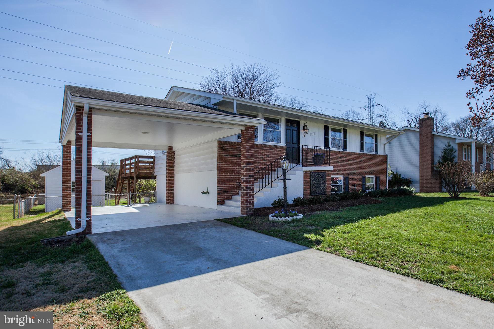 318 Williamsburg Road Sterling, VA 20164 - Photo 2 of 30 Huge Carport