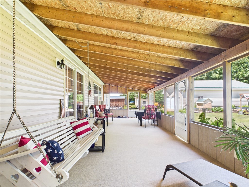 87 Collins Road Lewis Run, PA 16738 - Photo 28 of 48 Covered screened back patio