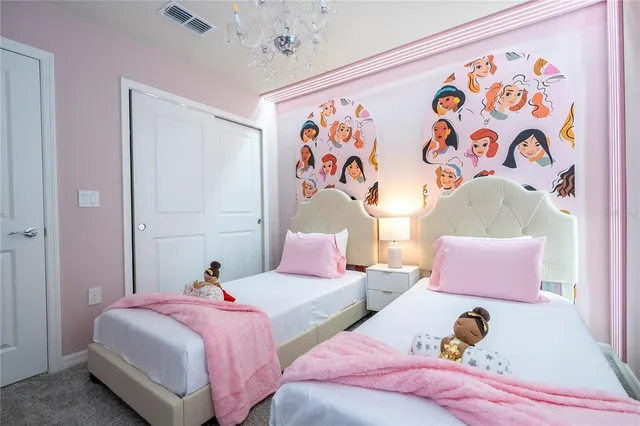 a view of a swimming pool with a porch