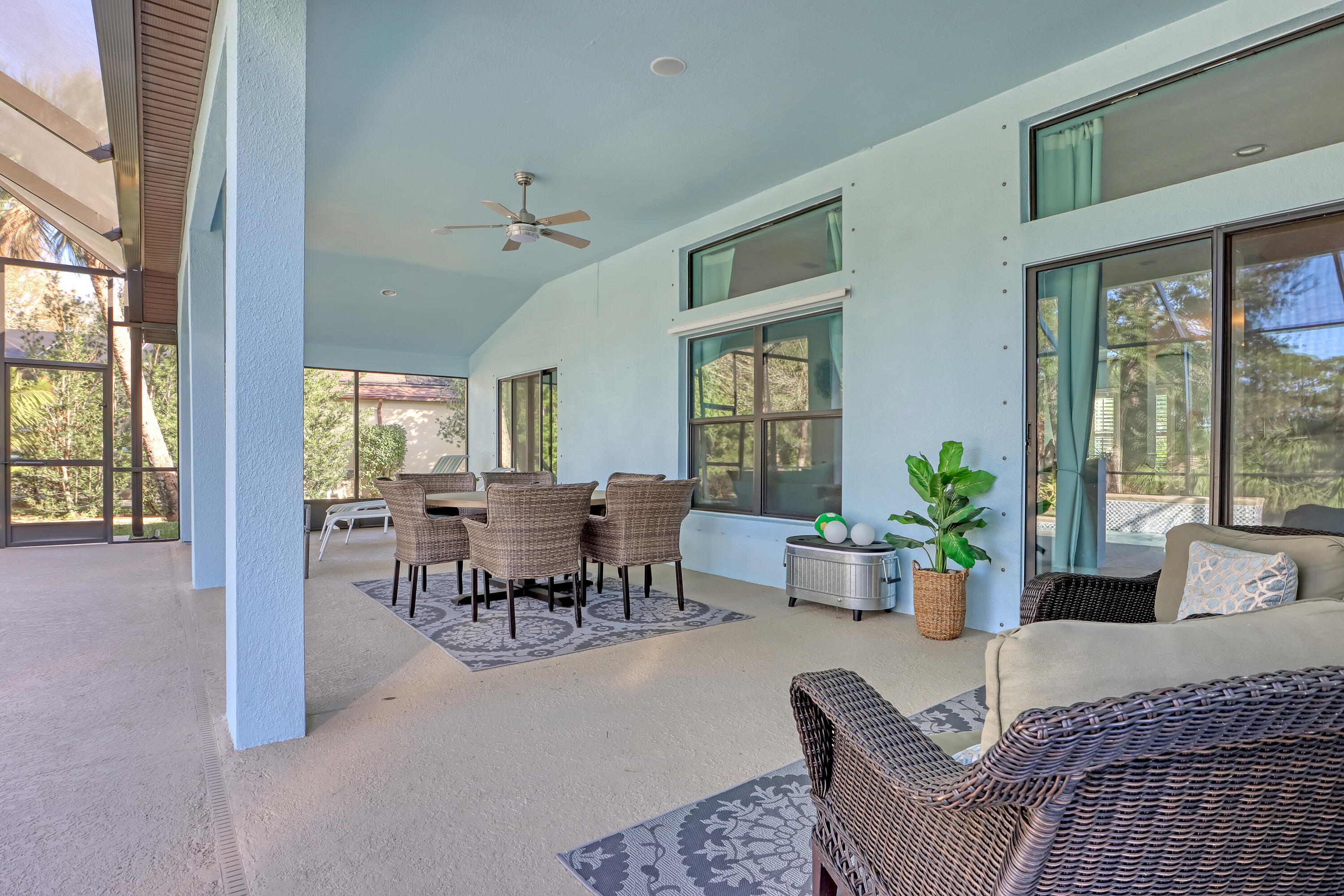 1358 Outrigger Circle Rockledge, FL 32955 - Photo 38 of 48 a living room with furniture and a potted plant