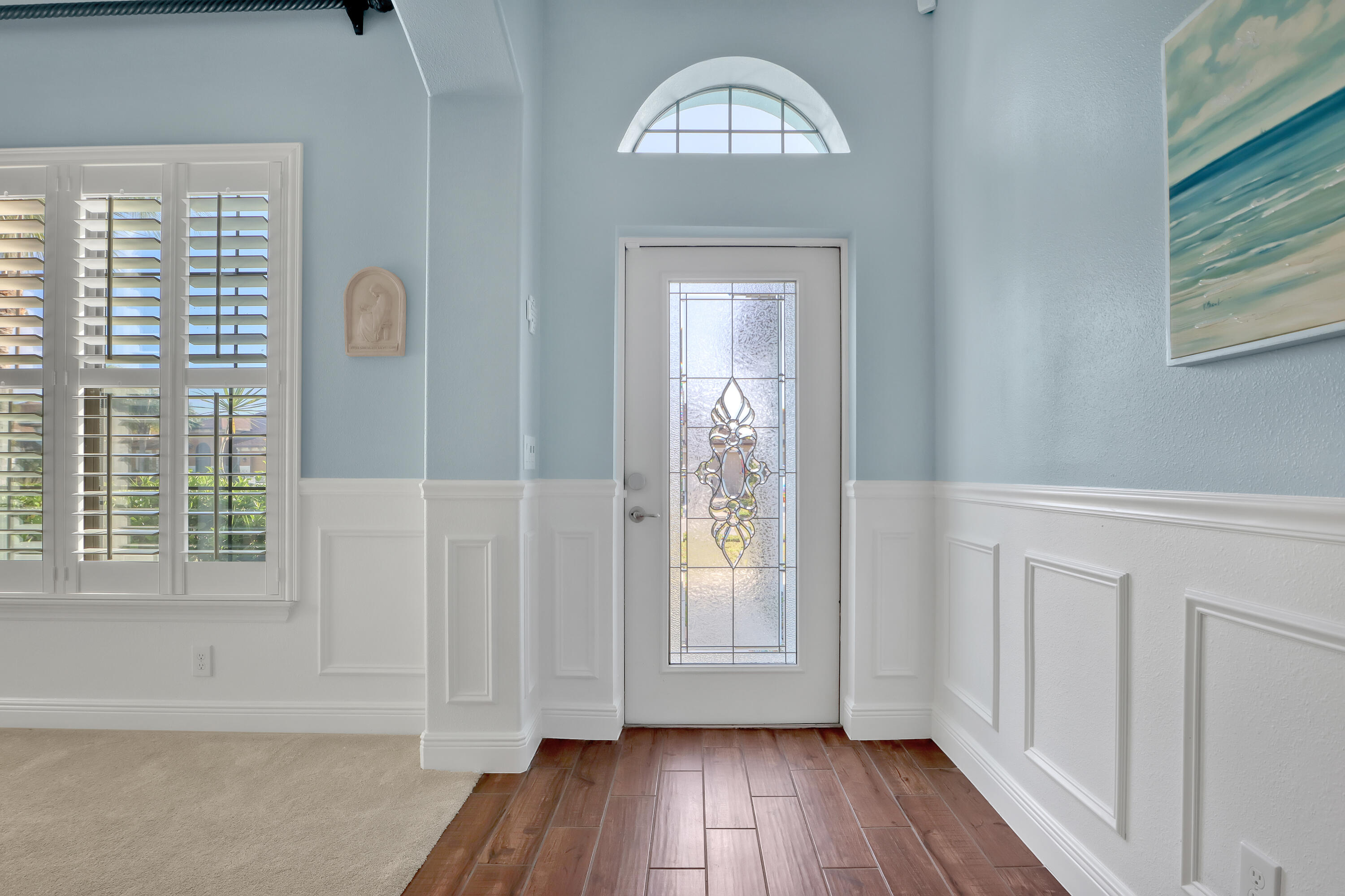 1358 Outrigger Circle Rockledge, FL 32955 - Photo 5 of 48 a view of empty room with wooden floor and fan