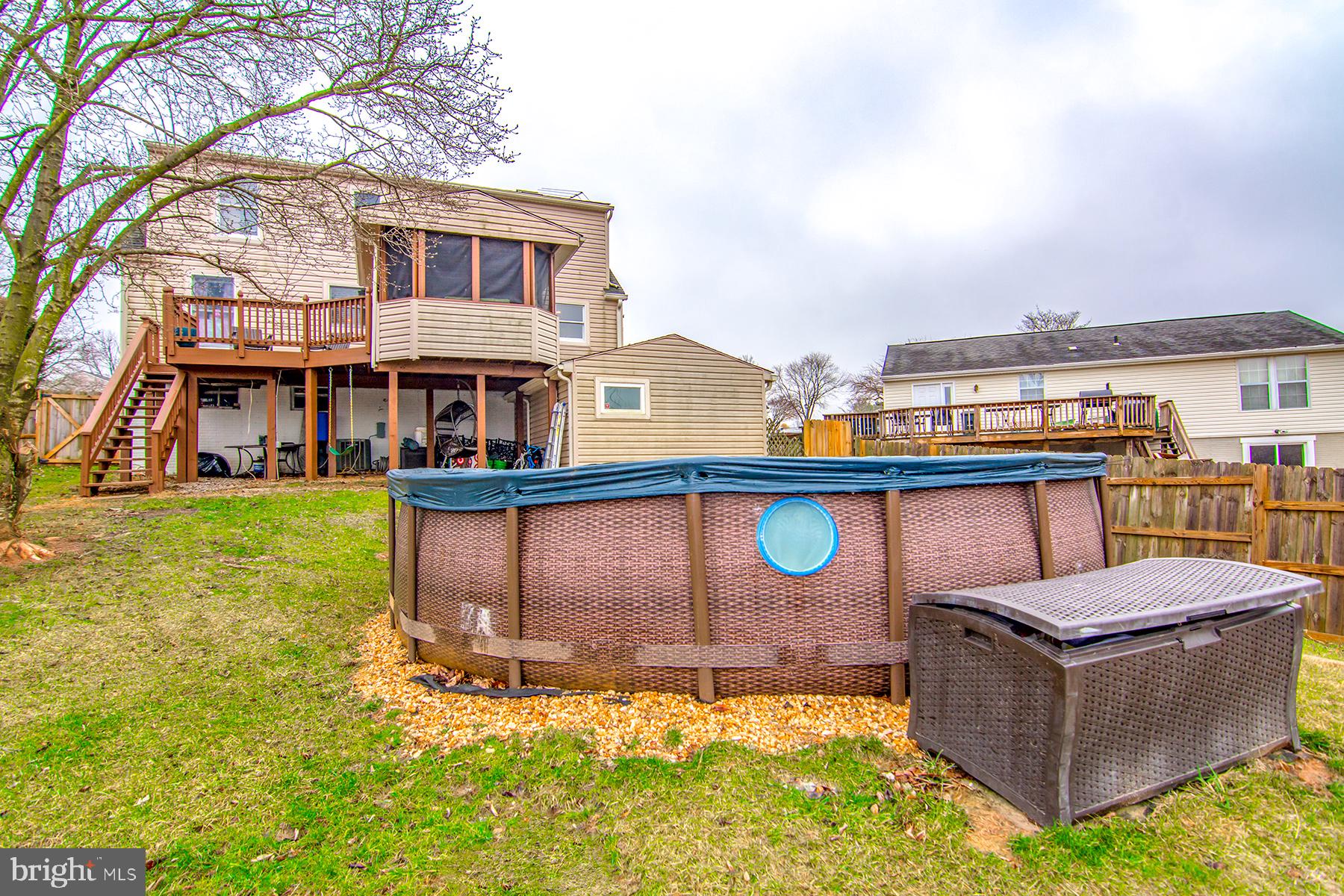 609 Northview Road Mount Airy, MD 21771 - Photo 30 of 30 deck overlooks above ground pool