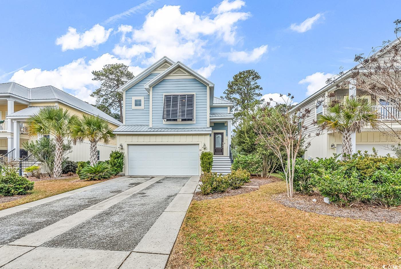 28 Pinnacle Drive Murrells Inlet, SC 29576 - Photo 1 of 40 View of front of property featuring a garage