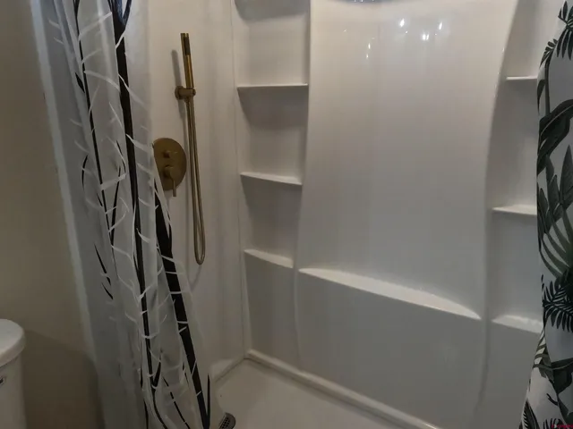 a view of walk in closet