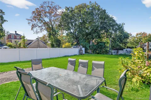 a view of outdoor space and seating area