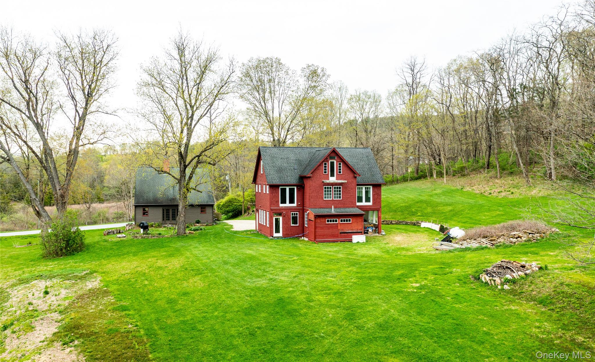 37 Sheffield Road Amenia, NY 12501 - Photo 23 of 37 Back of second home/Barn with 2 bedrooms, 1 bath and lower area for light commercial use (Home Occupancy) and car port