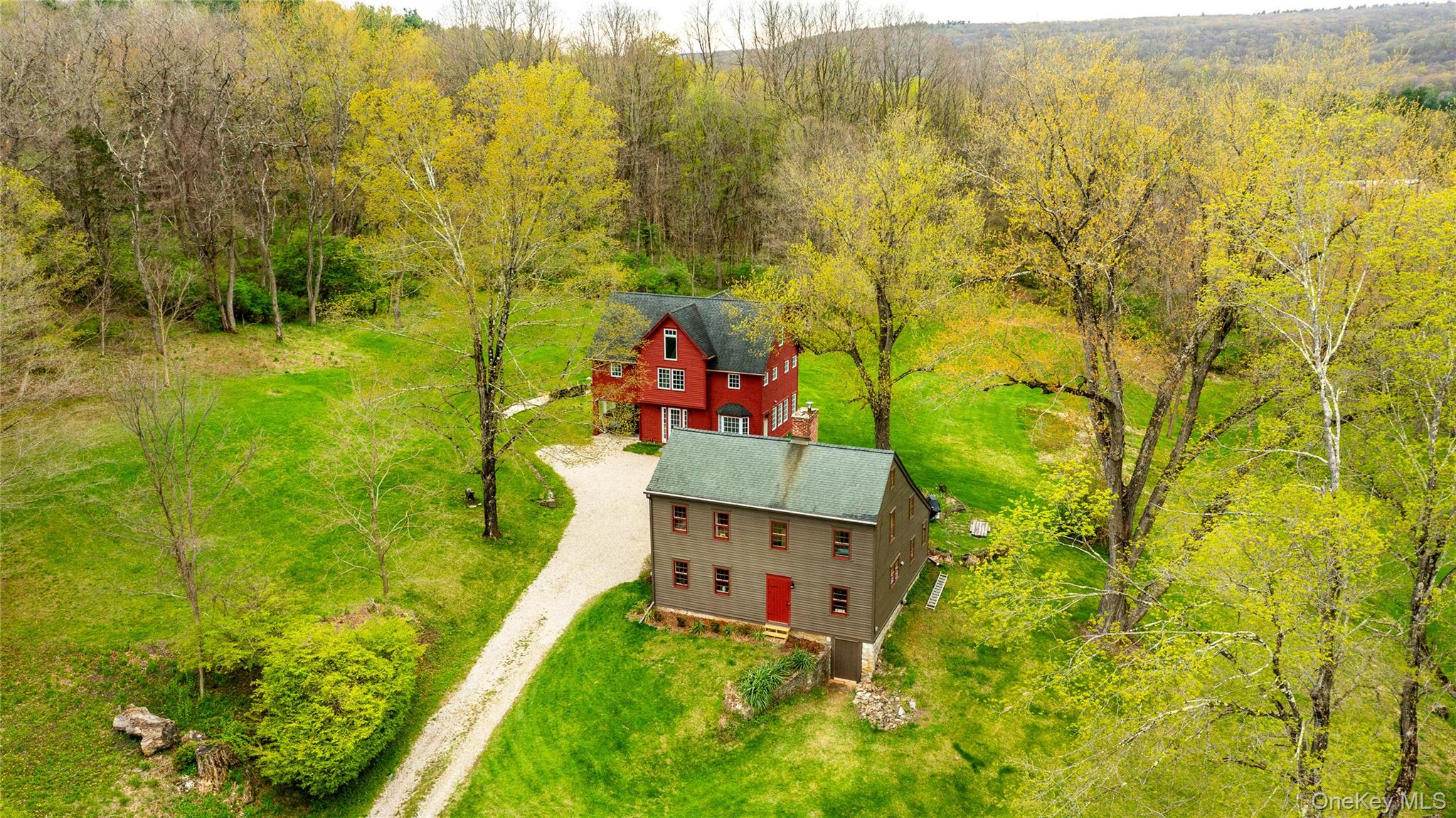 37 Sheffield Road Amenia, NY 12501 - Photo 3 of 37 Aerial view of both homes and land