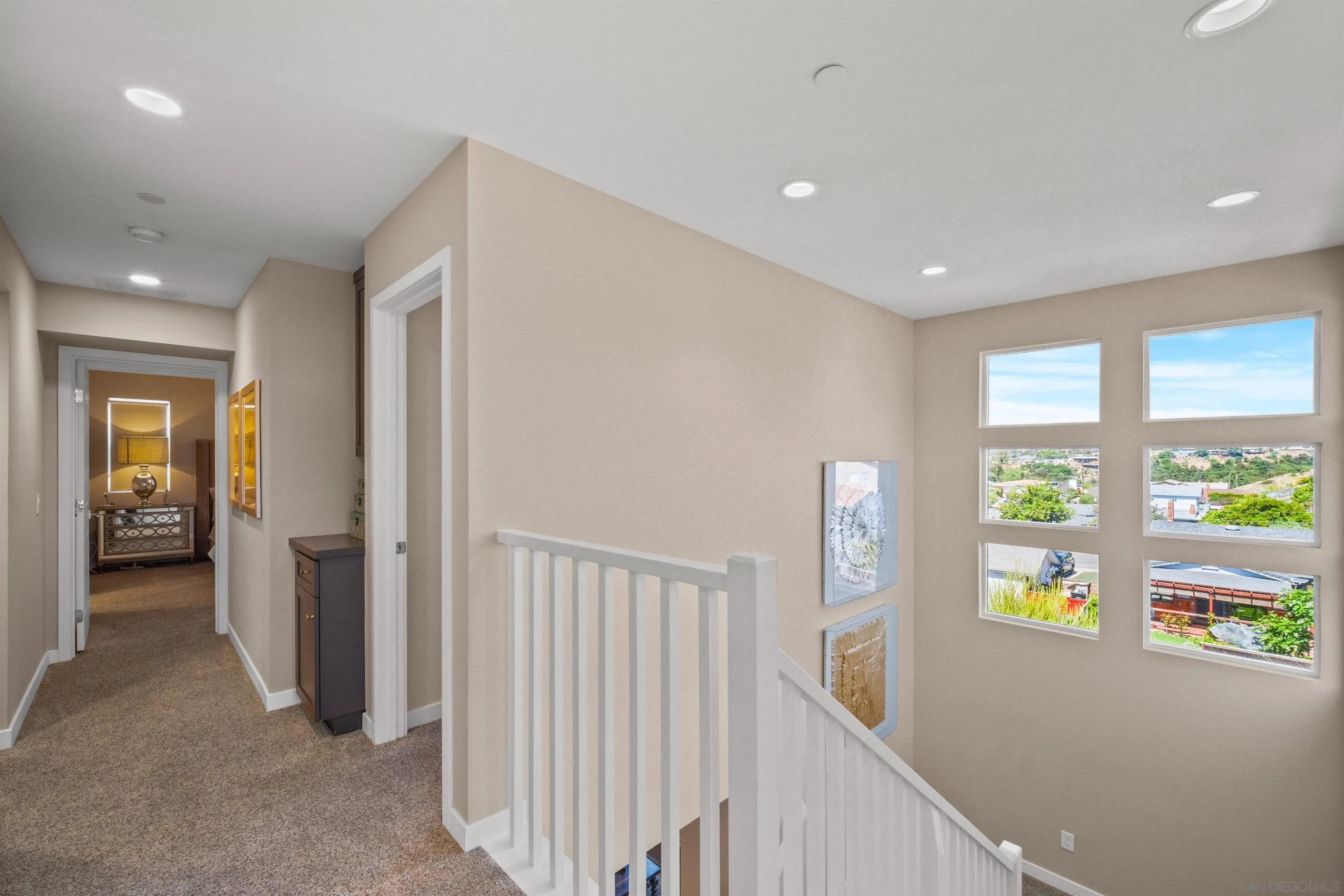 8329 Ridge Court San Diego, CA 92108 - Photo 27 of 39 a view of hallway with livingroom