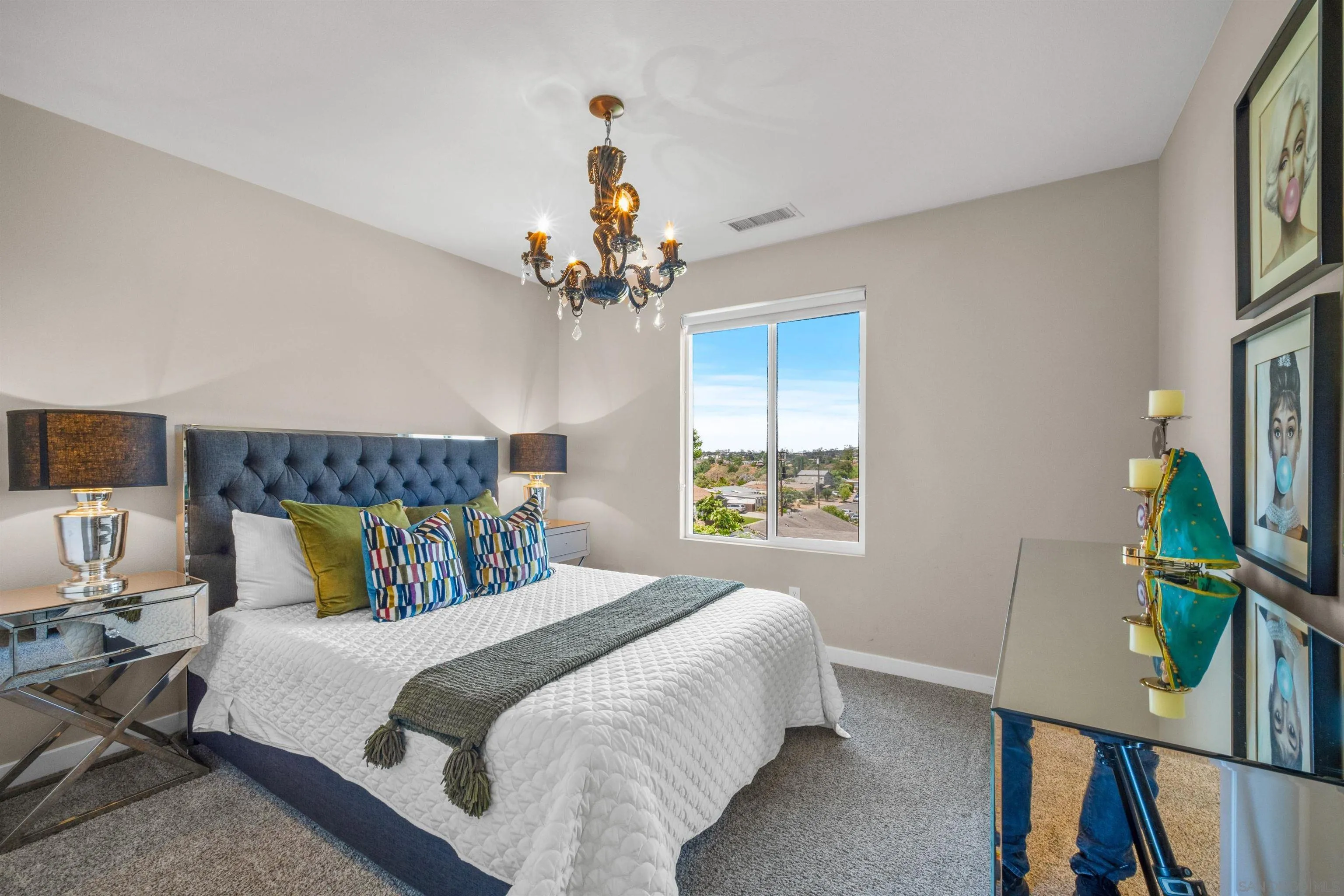 8329 Ridge Court San Diego, CA 92108 - Photo 28 of 39 a bedroom with bed and a window
