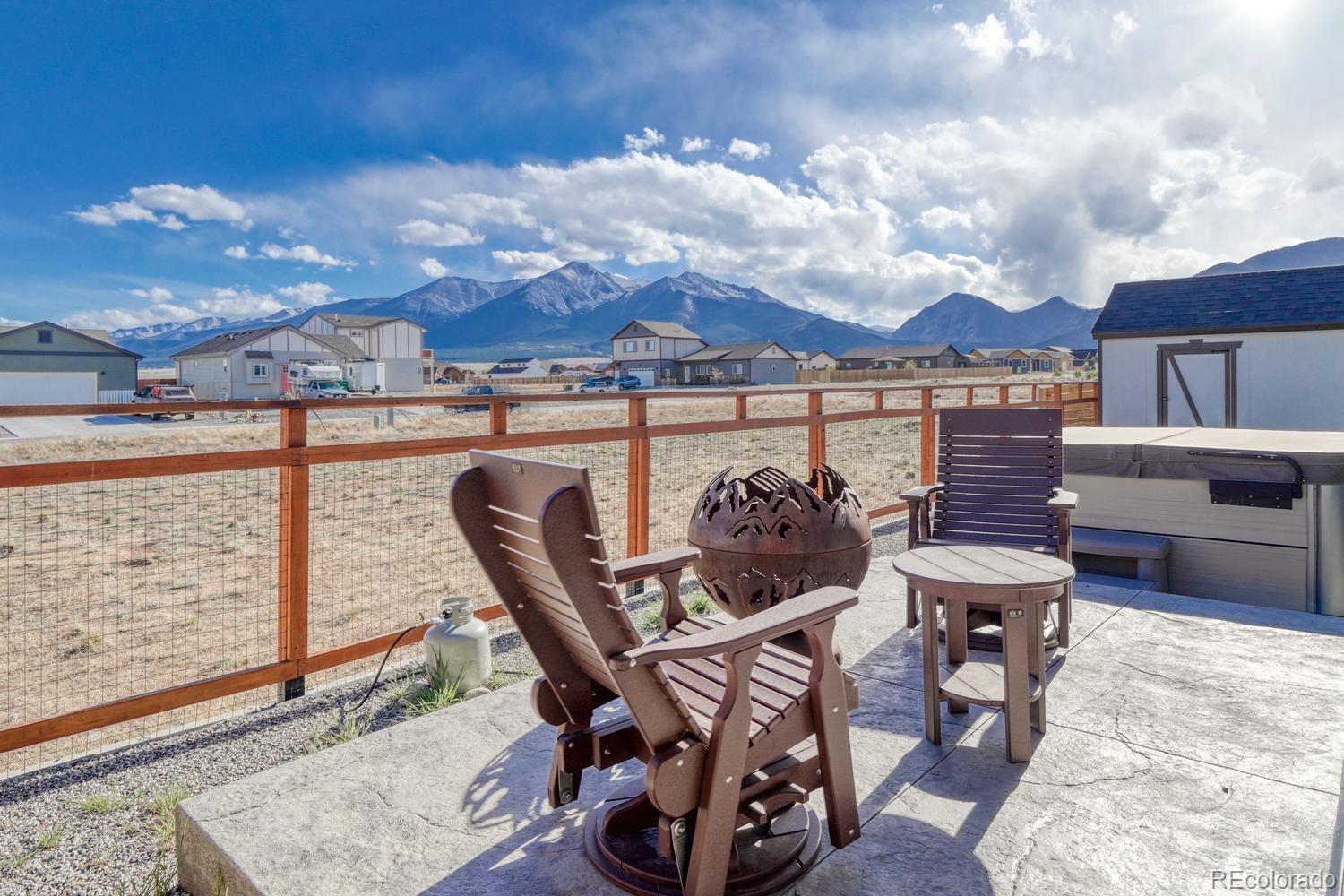 148 Grouse Road Buena Vista, CO 81211 - Photo 28 of 37 a view of a chairs and table in patio